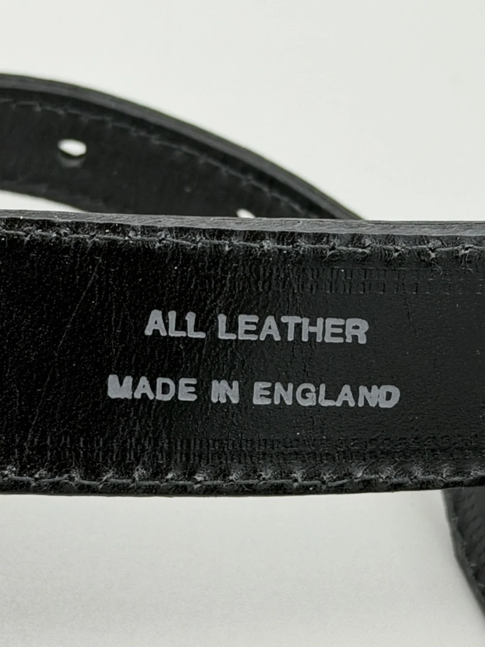 Talbots Black Textured Leather Belt with Silver-Tone Buckle and Conchos - Picture 14 of 16